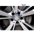 4x 75mm Chrome Plastic Wheel Centre Cap for Mercedes Benz