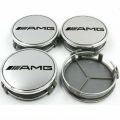 4x 75mm Wheel Centre Cap for Mercedes Benz AMG