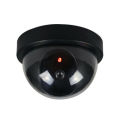 Dummy Fake Surveillance Security Dome Camera Flashing Red LED Light