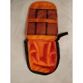 Camera Bag Backpack Waterproof DSLR Case (ORANGE INNER) S