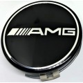 4x 75mm Wheel Centre Cap for Mercedes Benz AMG
