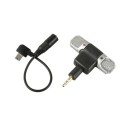 Stereo External Microphone + 3.5mm Conversion Adapter