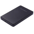 Black USB 2.0 HDD Enclosure SSD Case for 2.5 Inch External SATA Hard Disk Drive for up to 2TB