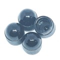 Black Aluminium Valve Caps (Set of 4)