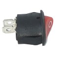 Oval shaped On/Off Switch Power Supply Switch 22x12 mm