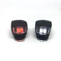 LED SILICONE MOUNTAIN BIKE BICYCLE FRONT & REAR LIGHTS SET