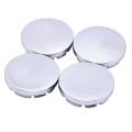 4x Wheel centre Cap Bases (without branding / stickers): 56 / 51 mm (Chrome)