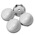 4x 60mm Replacement Hub Wheel Centre Caps for Opel (Silver)