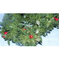 Christmas Tree Decoration - Green Leaves String With Berries