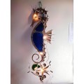 Beautiful Seahorse Wall Art with Back Lighting made from Stainless Steel