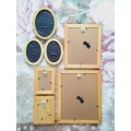7 Wooden Picture/Photo Frames (Good Quality)