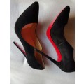 Head Turning Privella Genuine Stilettos Inspired by Cristian Louboutin - Yellow, Black, Red, Tan