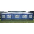 3 x 9m Gazebo Folding Tent Marquee w/ Side Walls for Functions, Weddings, Events, Picnics - Blue