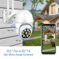 HD 1080P Outdoor WiFi IP Camera Security Monitoring Two-Channel Audio IP65 Waterproof