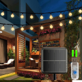 Solar String Light 5M Outdoor Crystal Ball Light Waterproof Light with LED Garden Festival Decoratio