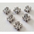 SPACERS - ANTIQUE SILVER - BEE - 8x8mm
