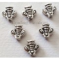 SPACERS - ANTIQUE SILVER - BEE - 8x8mm