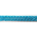 CHAIN - ALUMINIUM - METALLIC BLUE - CABLE LINK - 7x5mm - 1M