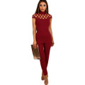 LOVELY PLUM CAGE TOP SKINNY FIT JUMPSUIT - S/M/L