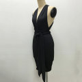 Black mini infinity party dresses