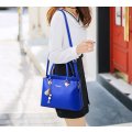 Womens blue office shoulder handbags
