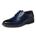 Mens Blue Formal Business Oxford Dress Shoes - Size 42