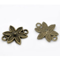 Connectors, Antique Bronze, Flower, Links, 18mm (1Pc)