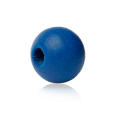 Beads, Natural Beads, Royal Blue Round Wooden Beads, 10mm (Loose)