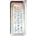 Gold Reef City Mint 1kg Solid Silver 999.9 Bar