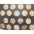 South Africa 5 Shilling SET. 1947 - 1964