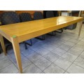 10 to 12 Seater Solid Oak Dinningroom/Meeting Table for-sale
