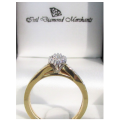 **SUPER SPECIAL [R35258]** DESIGNER TWINSET [0.400ct] DIAMOND RING + BAND [YELLOW GOLD] - BUY SAFE