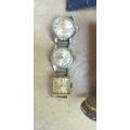Cyma Amic clock and watches for resoration or spares (all non runners)