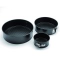Set of 3 Non-Stick Pan Cake Mould Carbon Steel Round Pan