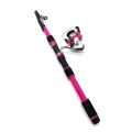 Outcast 2.4m Telescopic Fishing Rod and Reel Bundle