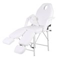 Portable Tattoo Parlor Spa Salon Facial Bed Beauty Couch Massage Table Chair White ( Item#: W2247 )