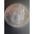 USA 1 OZ SILVER DOLLAR 1992