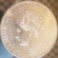 Netherlands Silver Two and a Half Guilder 1933 Gulden