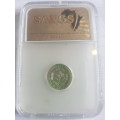 1934 .S.AFRICA  6 PENCE SANGS GRADED