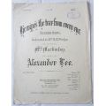 He Wipes the Tear From Every Eye - Poetry by Mrs Markinlay - 1920 - Sheet Music