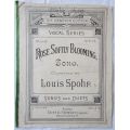 Rose Softly Blooming - Composed by Louis Spohr - Sheet Music for Songs and Duets - Early 1900`s