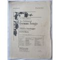 Ten Celebrated German Songs (Series I of the Elkin Edition) - Song Sheet - 1907