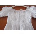 Gorgeous Antique CHRISTENING GOWN / DRESS - Cotton, Lace and Broderie Anglaise
