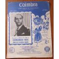 Coimbra (The Girls of Nazaray)  - Avril au Portugal - Vintage Piano Sheet Music - 1959