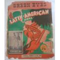 EDMUNDO ROS - `Green Eyes` - Latin-American Series - Vintage Sheet Music - 1931
