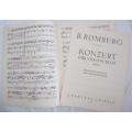 ROMBERG - Violoncello Konzert Nr 2 D Major Opus 3 - Vintage Music Score for Cello