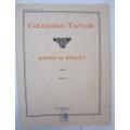 COLERIDGE-TAYLOR - Scenes de Ballet Op. 64 - For Piano - 1906 - Antique Music Score