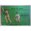 Know the game! -The Laws of Cricket - Marylebone Cricket Club - 1953 - SB