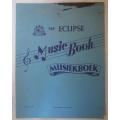 Music Exercise Book - Blank Pages - The Eclipse - Vintage Music Book