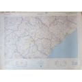 Trig Survey Map of Umtata (Transkei) 3128 - Scale 1:250 000 - 1985